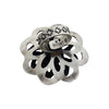 Kevin Billah, Ring, Flower, Pink Concha, Silver, Navajo Made, Adjustable