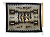 Esther Etcitty, Kokopelli Pictorial, Navajo Handwoven Rug, 51” x 42”