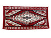 Lucy Mannie, Navajo Rug, Ganado Red, Handwoven, 70" x 35"