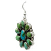 Geraldine James, Earrings, Sonoran Gold, Cluster, Navajo, 2 5/8"