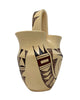 Harrison Jim Jr, Hopi Pottery, Wedding Vase, Traditional Paint, 10" x 7"