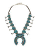 Vintage, Necklace, Kingman Turquoise, Navajo, Circa 1970s, 32"