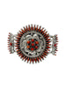 Eva Wyaco, Bracelet, Coral, Sterling Silver, Zuni, 6 1/2"