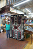 Charlene Begay, Navajo Handwoven Rug, Storm Pattern, Wool, 85” x 57”