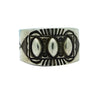 Edison Sandy Smith, Ring, Marquee Bump Outs, Stamping, Navajo Handmade, 7