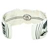 Roy Talahaftewa, Bracelet, Smoke Blessing, Silver Overlay, Hopi Handmade, 6 5/8"