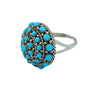 Dickie Charlie, Ring, Sleeping Beauty Turquoise, Zuni Handmade, 7