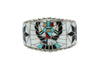 Ralph, Lillie, Kallestewa, Bracelet, Knifewing, Inlay, Zuni, Circa 1960s, 6 15/16"