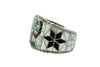 Ralph, Lillie, Kallestewa, Bracelet, Knifewing, Inlay, Zuni, Circa 1960s, 6 15/16"