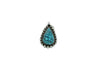 Navajo Handmade, Pendant, Number Eight Turquoise, Unsigned, Circa 1950s, 1.6