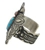 Herman Smith, Bracelet, Butterfly, Turquoise, Spiny Oyster Shell, Navajo, 6 3/8"