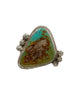 Marcella James, Ring, Kingman Turquoise, Sterling Silver, Navajo Handmade, 7