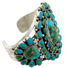 Tyler Brown, Bracelet, Cluster, Sonoran Gold Turquoise, Navajo Handmade, 6 5/8"