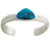 Kelsey Jimmie, Bracelet, Tufa Cast, Sonoran Rose Turquoise, Navajo HMade, 6 3/4"