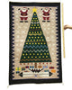 Wenora Joe, Navajo Handwoven Rug, Pictorial, Santa Claus, 51” x 32”