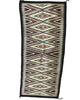 Irene Begay, Navajo Handwoven Rug, Eye Dazzler, 99” x 46”