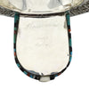 Hank Whitethorne, Bracelet, Eagle, Multi Stone Inlay, Navajo Handmade, 6 5/8"