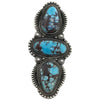 Calvin Martinez, Ring, Golden Hill Turquoise, Revival, Navajo Handmade, 8 1/2