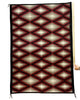 Verna Begay, Navajo Handwoven Rug, Eye Dazzler Design, 52” x 37”