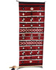 Bessie Yazzie, Chief Blanket, Navajo Handwoven Rug, 68” x 26”