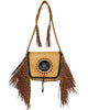 Aaron Anderson, Four Direction Pin, Twisted Fringe Comanche Elk Hide Bag