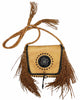 Aaron Anderson, Four Direction Pin, Twisted Fringe Comanche Elk Hide Bag