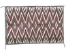 Rita Kaye, Eye Dazzler, Red, Gray, Black, Navajo Handwoven, 58” x 38”