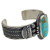 Michael Calladitto, Bracelet, Turquoise Mountain, Navajo Handmade, 7 1/8"