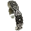 Thomas Jim, Bracelet, Stackable, Silver Applique, Navajo Handmade, 6 1/2"