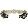 Thomas Jim, Bracelet, Stackable, Silver Applique, Navajo Handmade, 6 5/8"