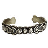 Thomas Jim, Bracelet, Stackable, Silver Applique, Navajo Handmade, 6 3/4"