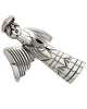 Limbert Perry, Angel, Sterling Silver, Stamping, Navajo Handmade,1 7/8"