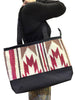 6.Elmer Thompson, Handbag, Gallup Throw Rug, Zipper, Navajo, Approx. 19x13