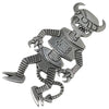 Russell Lee, Pin, Robot, Buffalo, Football Player, Dragon, Navajo Made, 2 3/4"