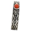 Andy Cadman, Bracelet, Mediterranean Coral, Arrowhead, Navajo Handmade, 6 7/8"