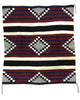 Louise Tsosie, Chief Blanket, Navajo Handwoven Rug, Wool, 28 ¼” x 26 ¼”