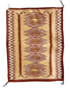 Velma Wauneka, Eye Dazzler, Navajo Handwoven Rug, 26” x 19”