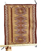 Velma Wauneka, Eye Dazzler, Navajo Handwoven Rug, 26” x 19”