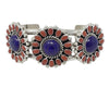 Melvin, Tiffany Jones, Bracelet, Lapis, Mediterranean Coral, Navajo Made, 7 1/8"