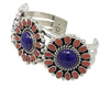 Melvin, Tiffany Jones, Bracelet, Lapis, Mediterranean Coral, Navajo Made, 7 1/8"