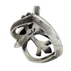 Aaron Anderson, Ring, Tufa Cast Silver, Mediterranean Coral, Navajo Handmade, 9