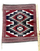 Rosebell Nez, Navajo Handwoven Rug, Two Face Pattern, 22 1/2" x 18 1/2”