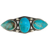 Jeffrey Mutte, Bracelet, Kingman Turquoise, Circa 2000s, Navajo Handmade, 7 7/8”