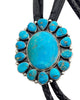 Tyler Brown, Bolo Tie, Sonoran Rose Turquoise, Cluster, Navajo Handmade, 44”