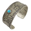 Philander Begay, Bracelet, New Mexico Pueblo, Turquoise, Navajo Handmade, 7 1/4"