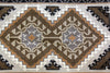 Elouise Gishie, Two Grey Hills, Rug, Navajo, Handmade, 66" x 39"