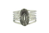 Ron Bedonie, Bracelet, Stamping, Filing, Sterling Silver, Navajo Made, 6.5