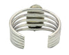 Ron Bedonie, Bracelet, Stamping, Filing, Sterling Silver, Navajo Made, 6.5