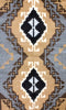 Alice Whitewater, Two Grey Hill Rug, Navajo Handwoven, 47.5 in x 79 in