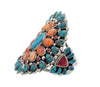 Tiffaney, Melvin Jones, Bracelet, Cluster, Multi Stone, Navajo Handmade, 7"